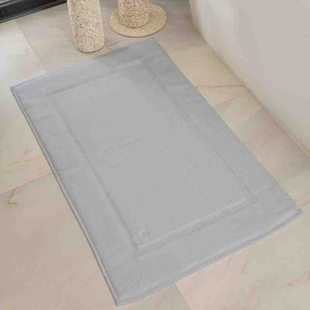 Toalha de Piso Confort 48x80 cm Silver Kacyumara