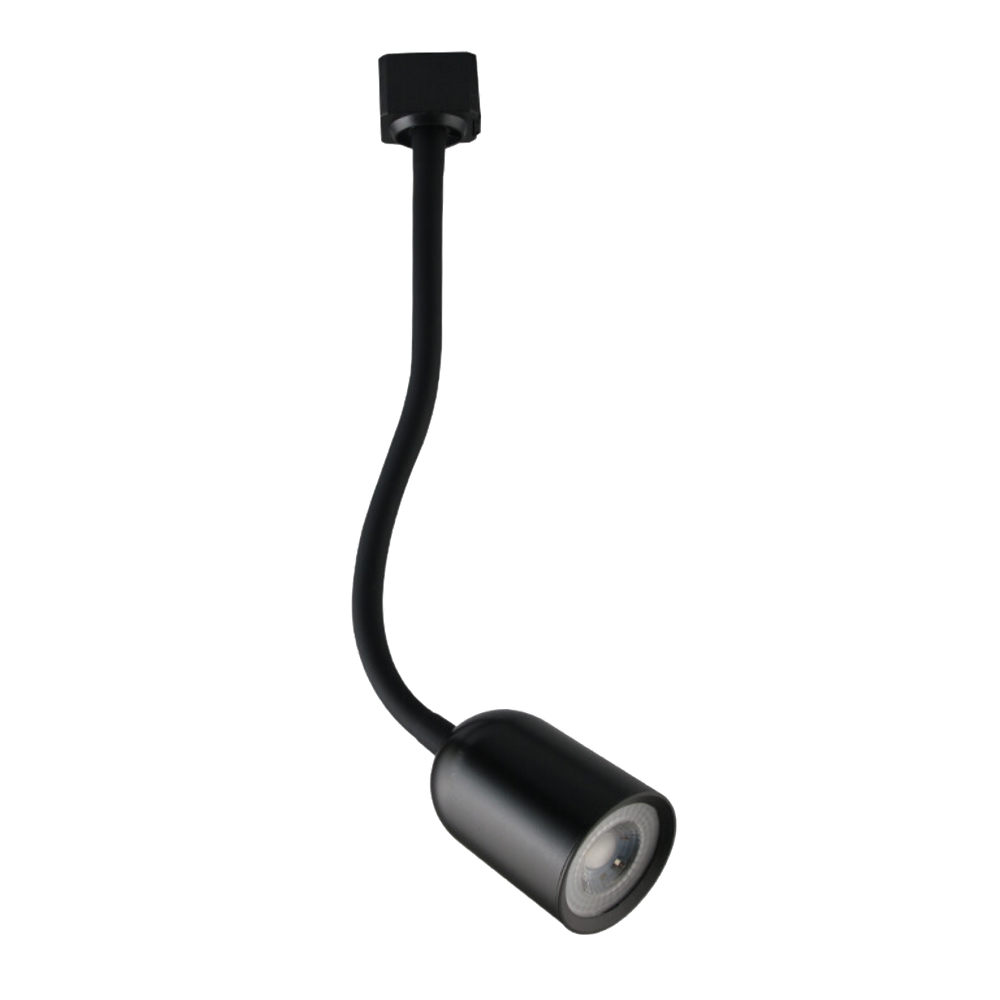 Arandela Cabeceira Preta 40cm IP20 Led 8W 3000K Bivolt