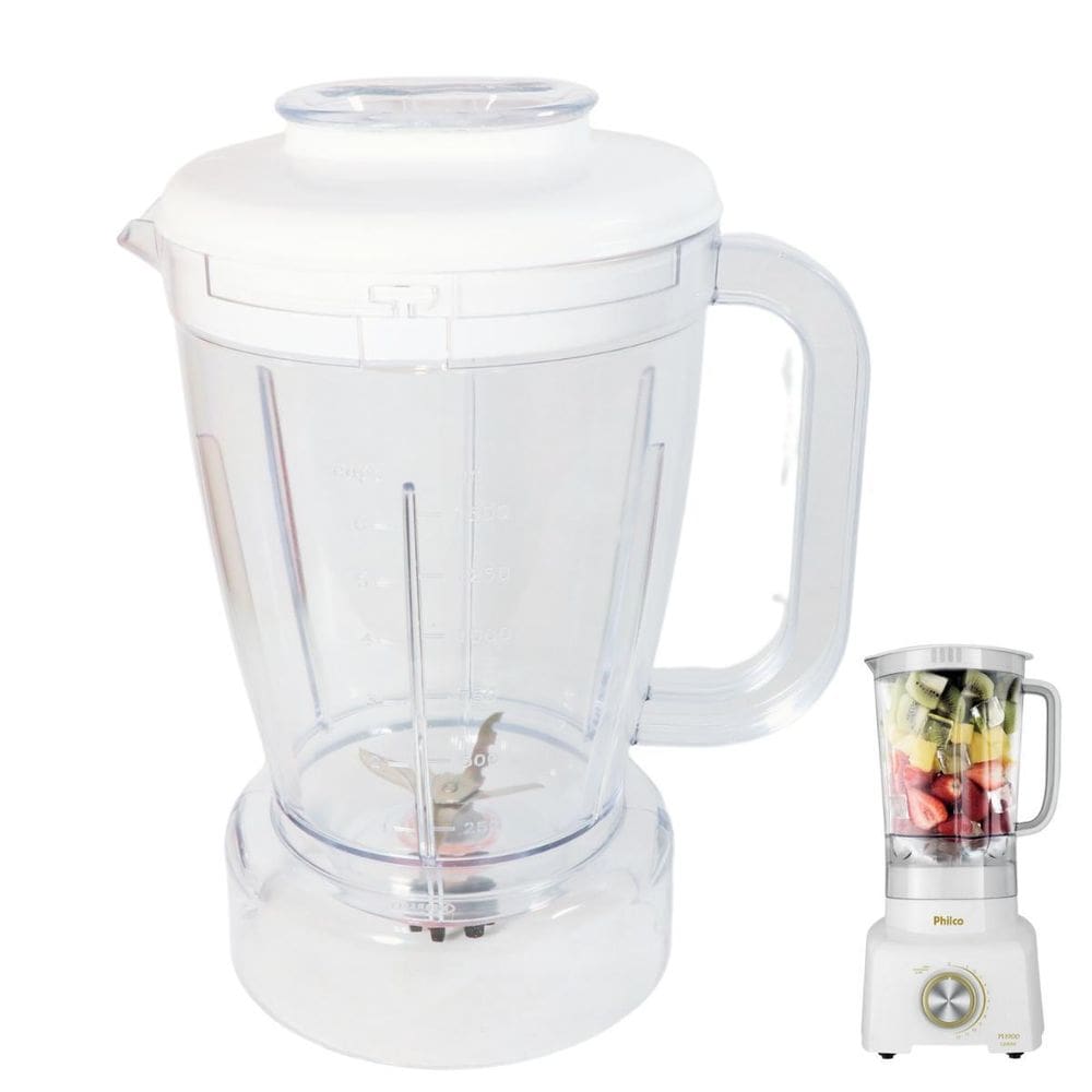 Copo Jarra De Liquidificador Philco Ph900 Ph 900Branco Forte