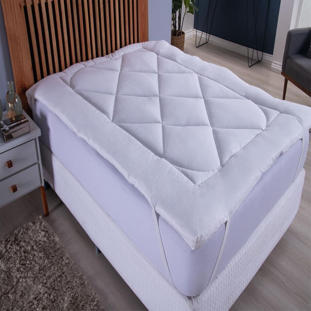 Pilow Top Extra Macio Para Colchão Queen 1,58Mx1,98Mx0,05.