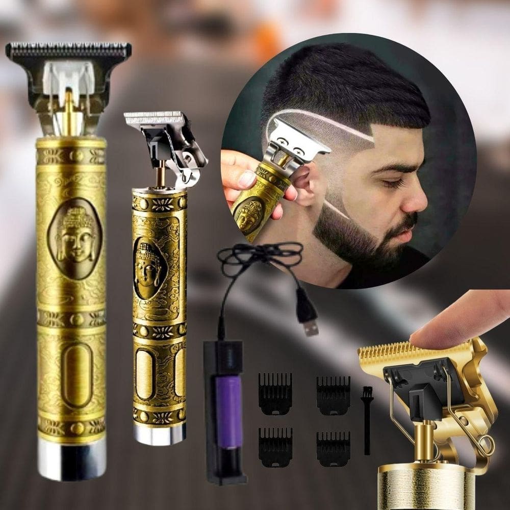 Máquina de Cortar Cabelo Eficiente 3 Pentes