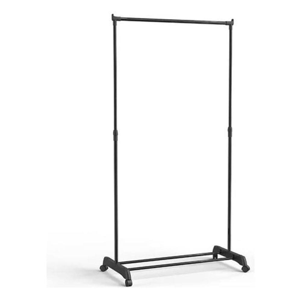 Arara De Roupa Extensível 2 Alturas 160-96X80X42Cm Com Rodas