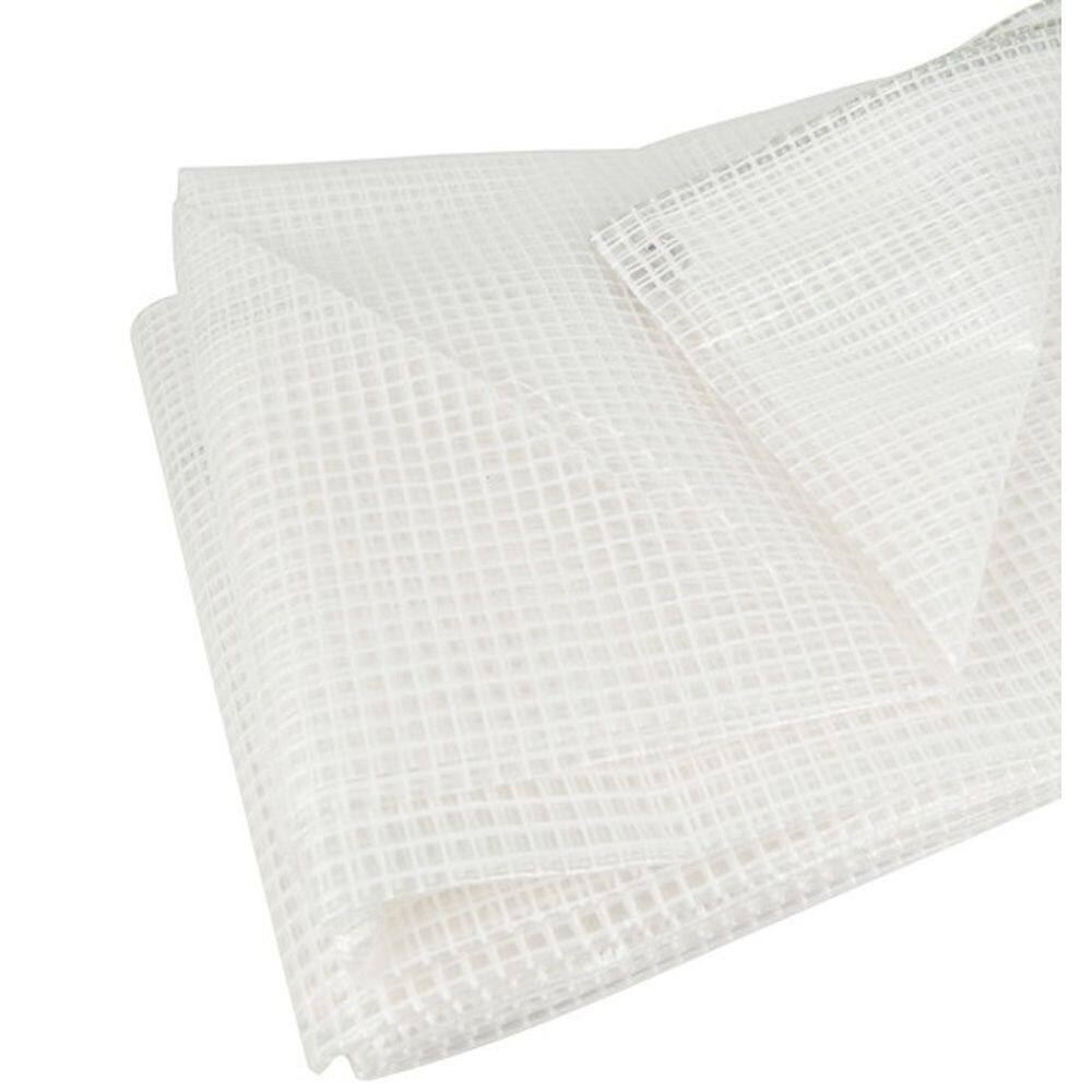 Lona Transparente 15X1,5 Mts Tecido Pvc Geodésia Tenda Toldo