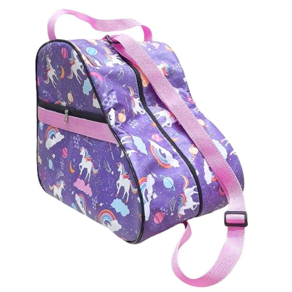 Bolsa Mochila Para Patinação Patins Quad In Line Infantil