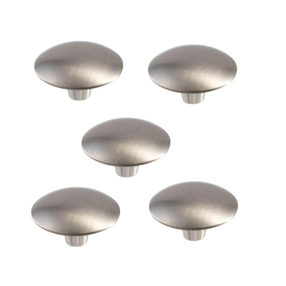 Kit 5 Puxador Orion Zen 33X20Mm Niquel Escovado Verniz