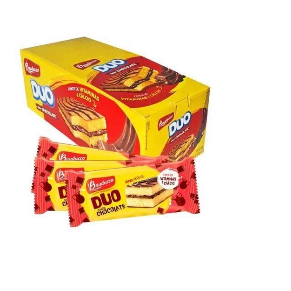 Bolinho Duo Chocolate Bauducco 30X27G Minibolo