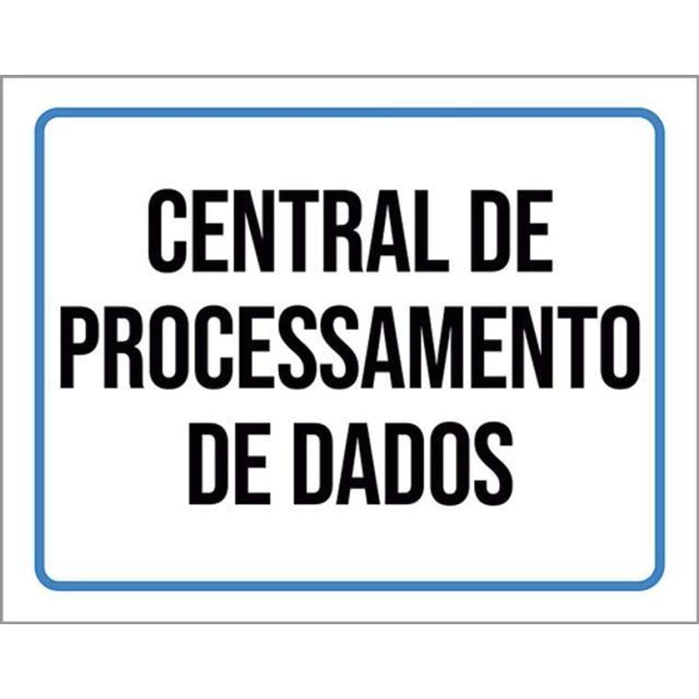 Kit 5 Placas Central Processamento Dados 36X46