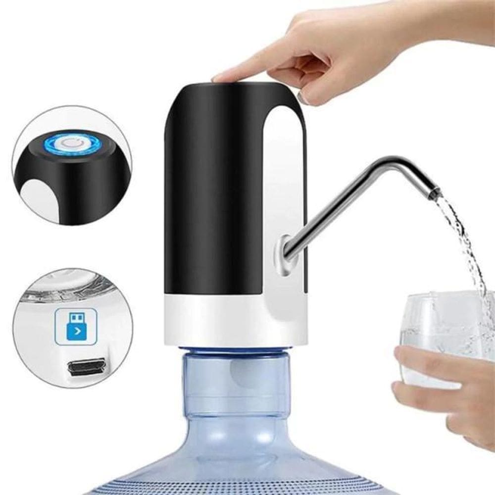Kit 2 Bebedouros Bomba Elétrica Filtro Galão De Água Todo