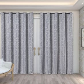 Cortina Para Sala Jacquard Tecido Semi Blackout 4,00X2,50