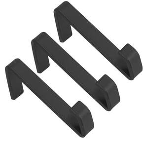 Kit 3 Ganchos Pretos Barra De Suportes Aéreo Master Schmitt