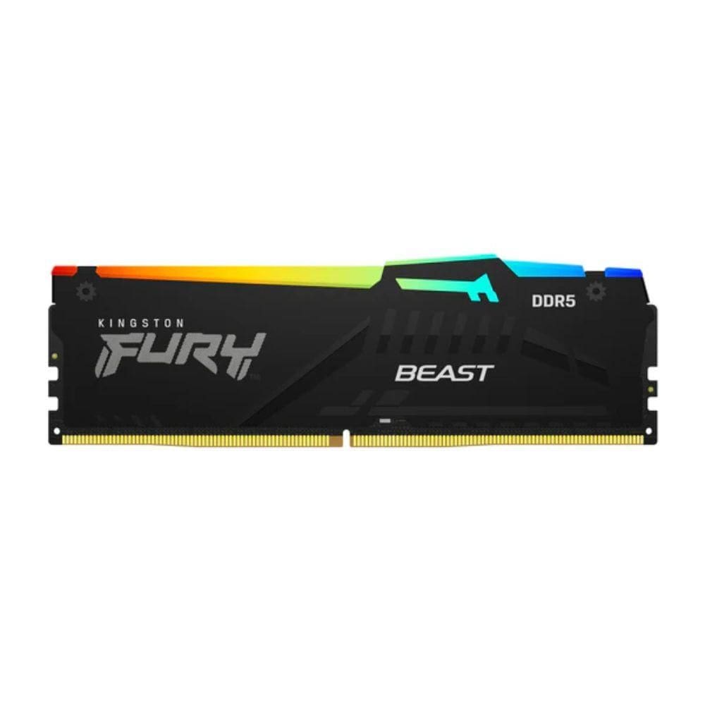 Memoria 32GB Kingston 5200MHZ DDR5 Fury Beast RGB KF552C40BBA-32