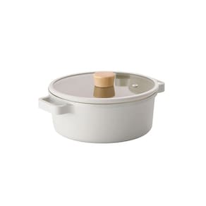 Fika - Caçarola 22Cm/2,6L - Indução, Neoflam, Cor Pérola