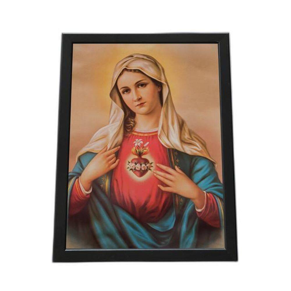 Quadro TAC Religião Cristã - 20x30cm - MDF - Colorido