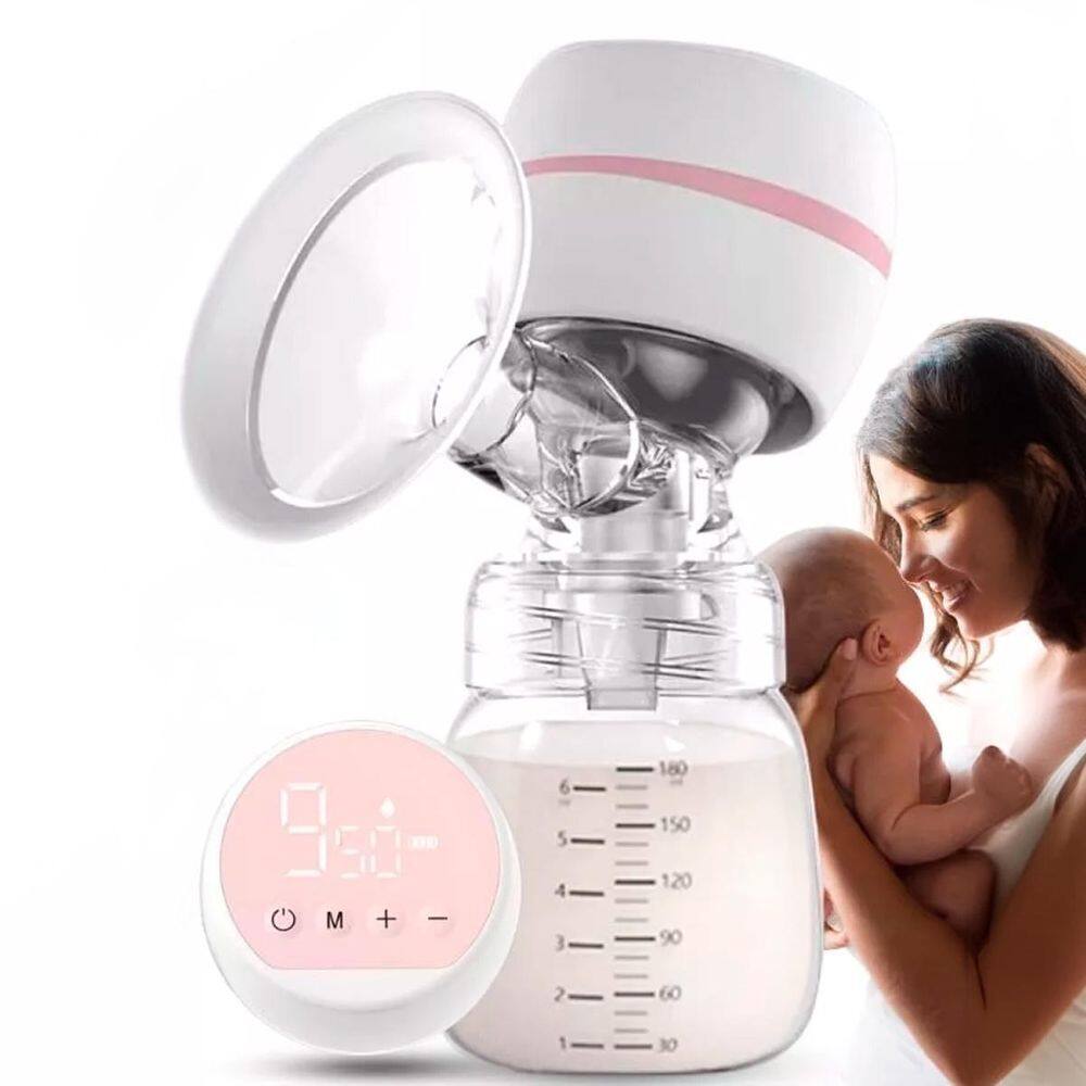 Tira Leite Elétrico Digital Bomba Materno Usb 180Ml
