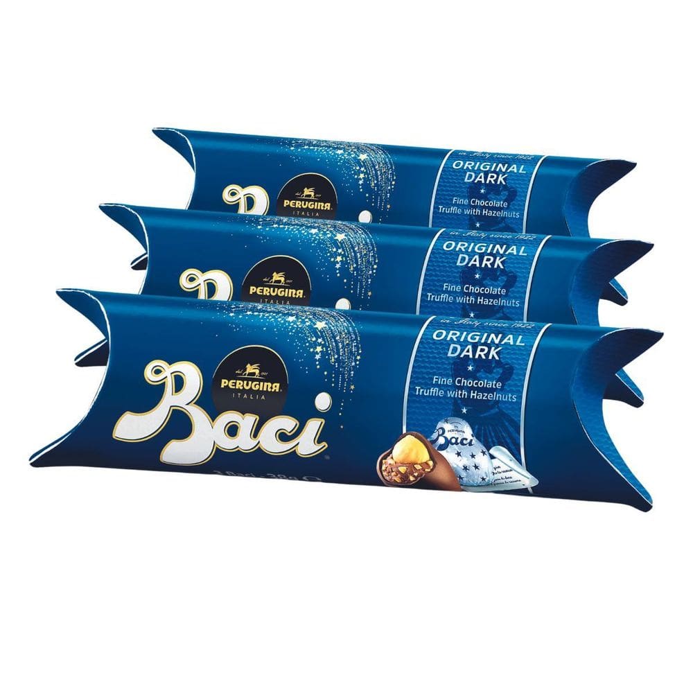 Chocolate Italiano Bombom Amargo Baci 3 Caixas 37,5G