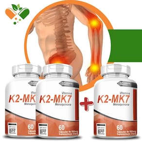 K2-Mk7 Compre 2 Leve 3 60 Cápsulas