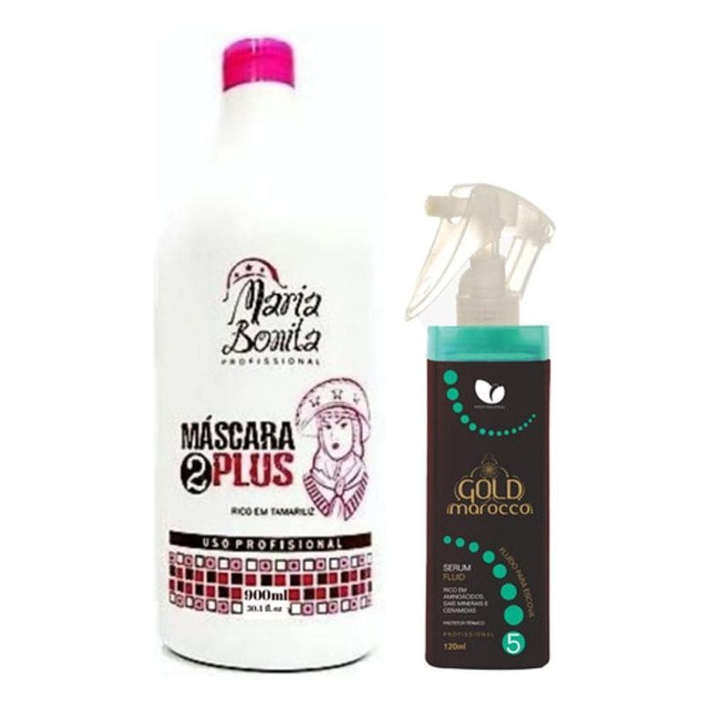 Kit Progressiva Selagem Maria Bonita Cabelos Sem Frizz