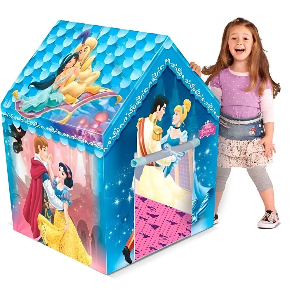 Barraca Infantil Disney Casinha Princesas Cabana Portátil Prática Para Meninas