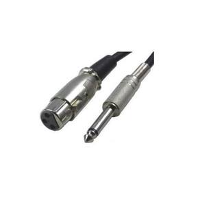 Cabo P10 Macho Mono Xlr Fêmea Mono De 5M Tblack P10Mm-Xlrfm