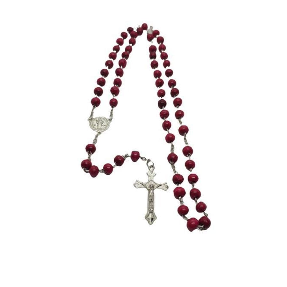 Terço São Bento - Vermelho