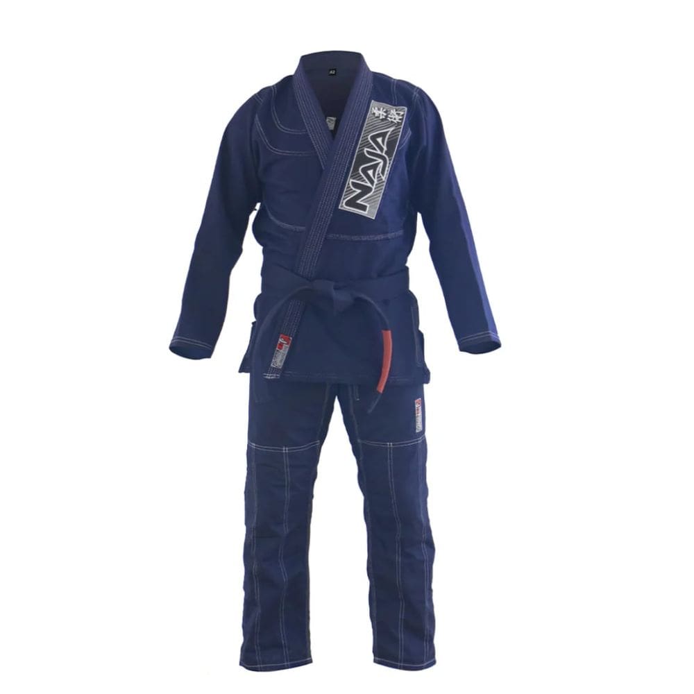Kimono Jiu-Jitsu Adulto Naja Brave - Azul Marinho