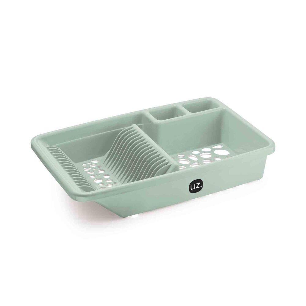 Escorredor De Louças Cozinha Pratos E Talheres Uz Verde