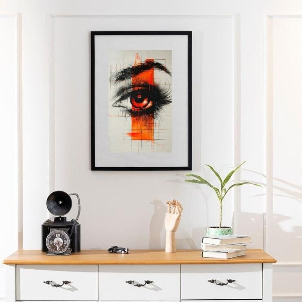 Quadro Olho Abstrato - 60X48Cm