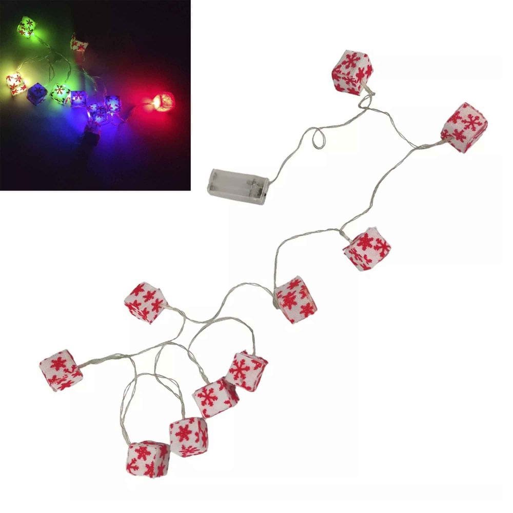Pisca Pisca Natal Natalino Caixa Presente Leds Iluminaçao Casa Janela Empresa Casa Decoraçao Comemoraçao Empresa