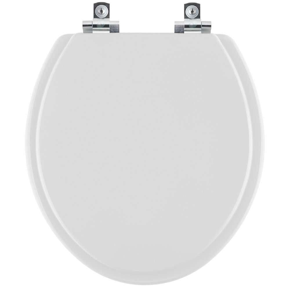 Assento Sanitário Soft Close Diamantina Cinza Claro para vaso Icasa