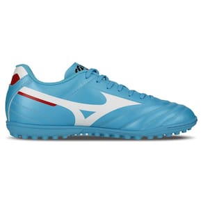 Chuteira Society Mizuno Morelia Club As - Masculino - Azul-Branco-Vermelho