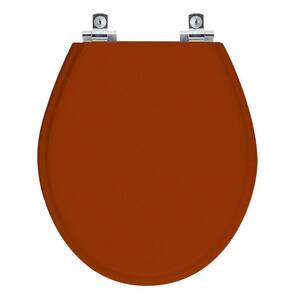 Assento Sanitário Soft Close Ravena Caramelo para vaso Deca