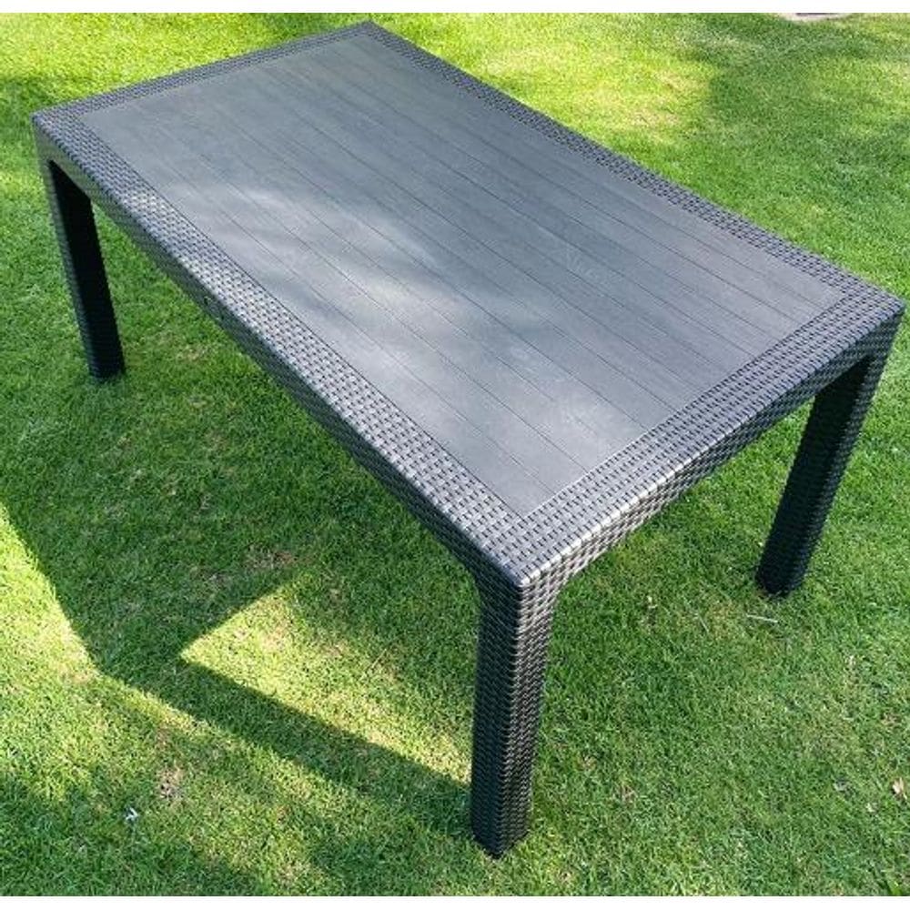 Mesa Retangular Niza Rattan 150x90cm