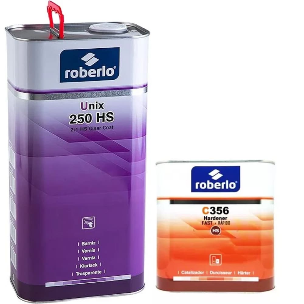 Verniz 250hs 2:1 Unix 5L + Catalisador Normal C355 Roberlo