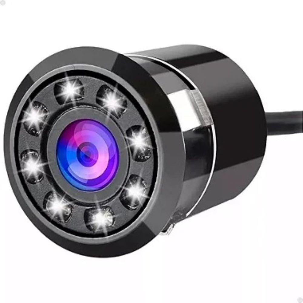 Câmera De Ré Automotiva 12v Visão Noturna À Prova D`Água