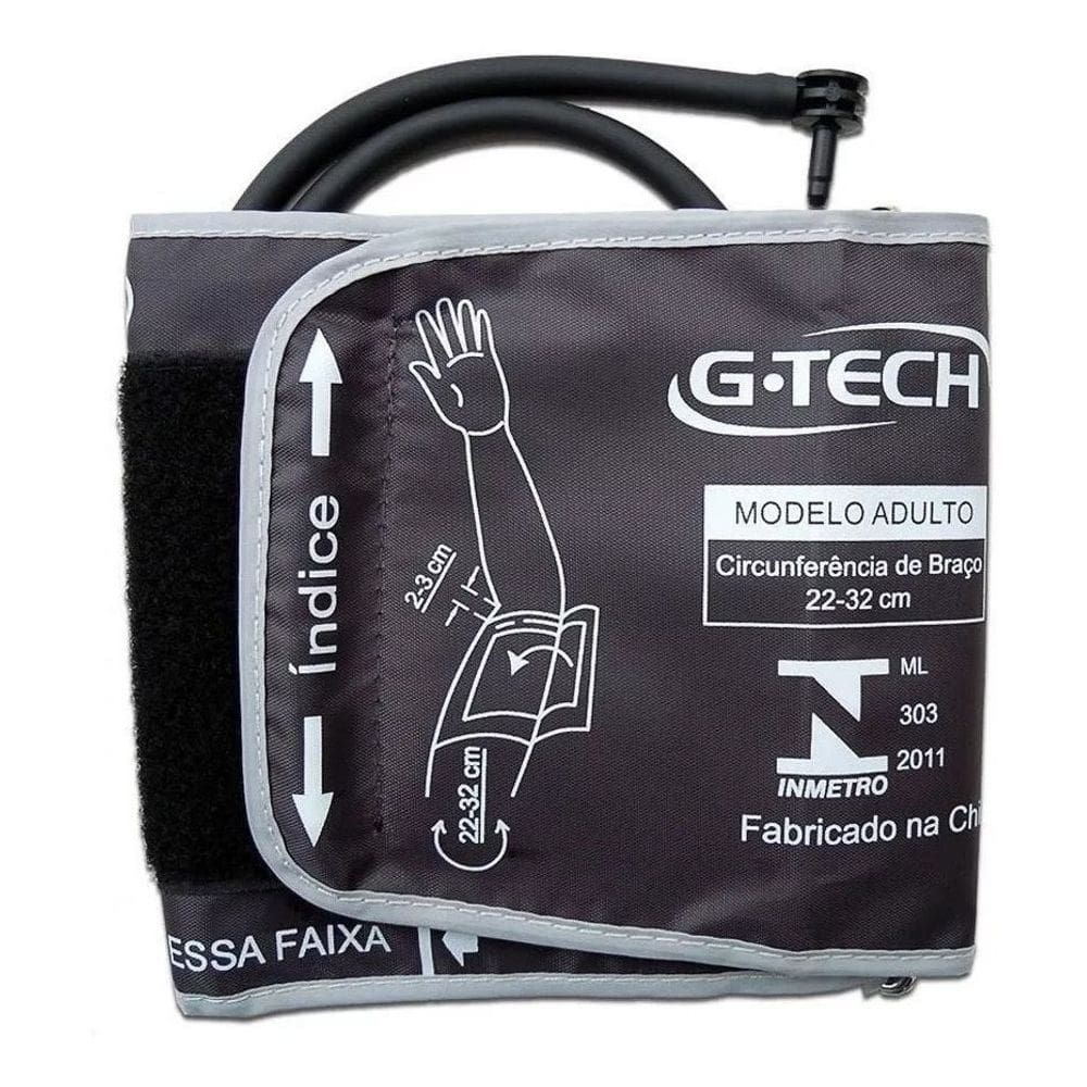 Braçadeira Para Aparelho De Pressão Digital De Braço Gtech 22-32 Cm Com Manguito