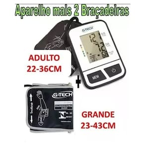 Aparelho De Medir Pressão De Braço G-tech + Braçadeira Obeso
