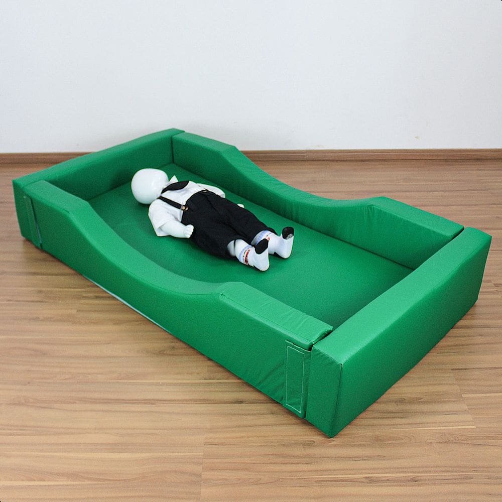 Caminha Espumada Desmontável com Colchão | 1m50m x 80cm x 25cm