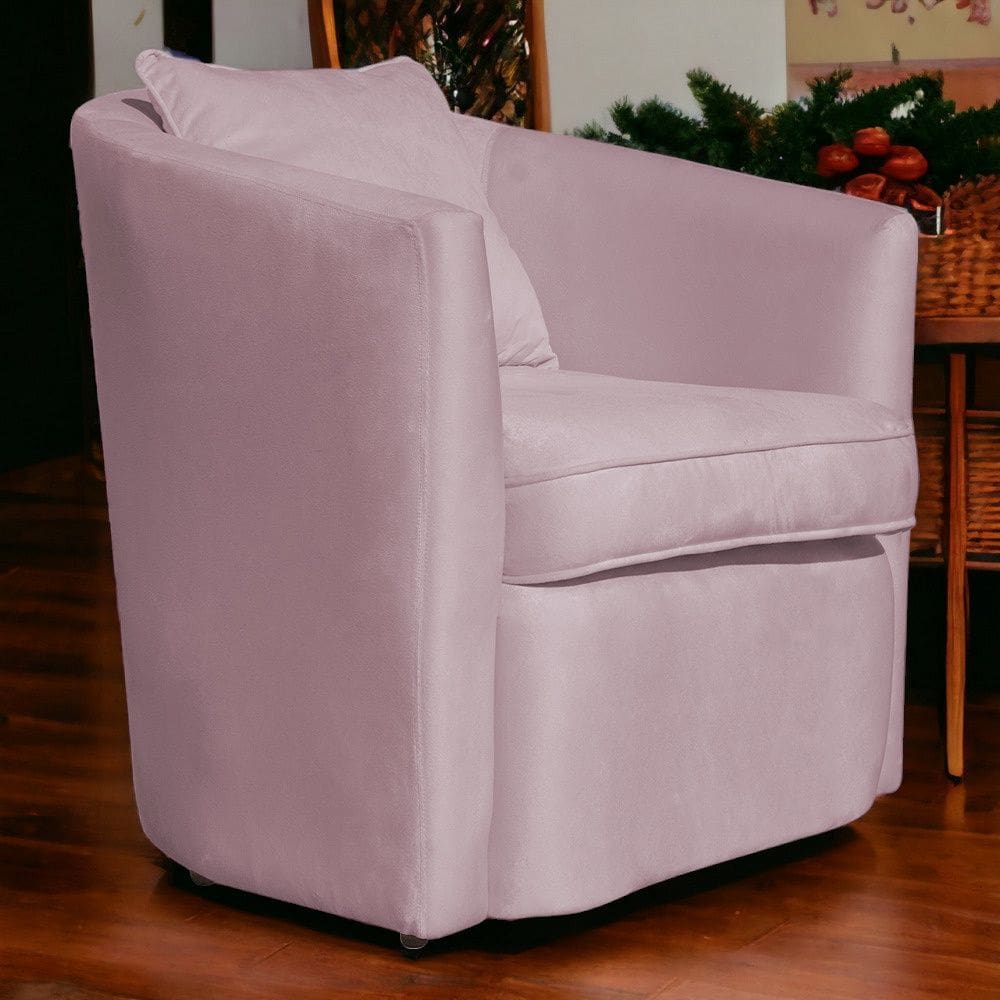 Poltrona Decorativa Alana Veludo Rose - Londrilar