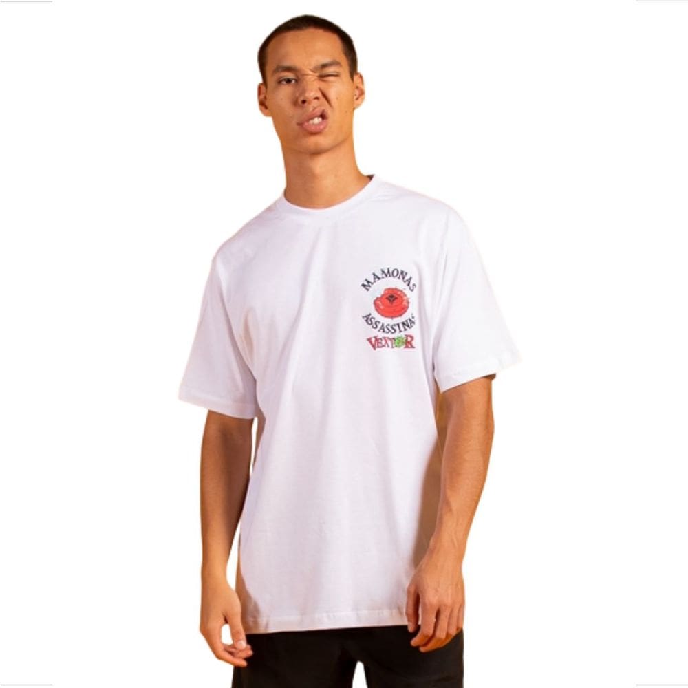 Camiseta Vextor Mamonas Assassinas Sabão CráCrá Manga Curta Masculina