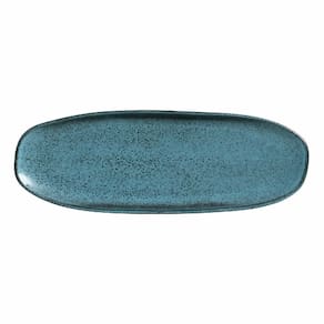 Conjunto Travessas Oval Rasa Grande Orgânico Night Sky