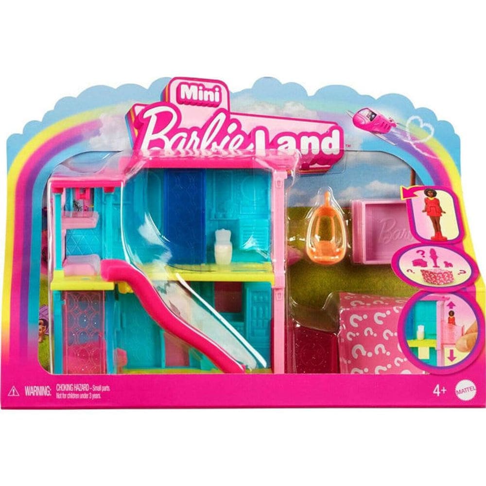 Conjunto - Mini Barbie Land com Escorregador MATTEL