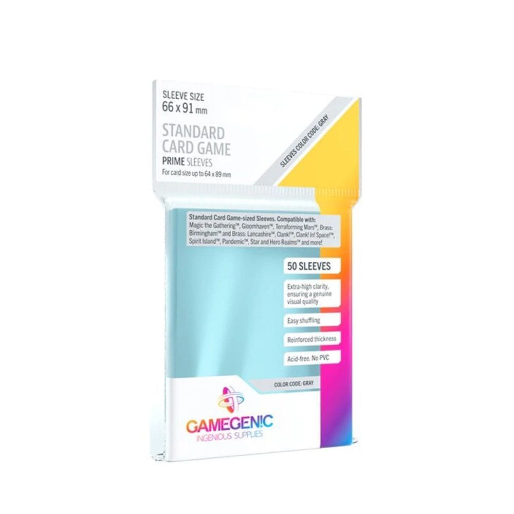 Sleeves Prime Standard Card Game 66 x 91mm Gamegenic (64 x 89mm)