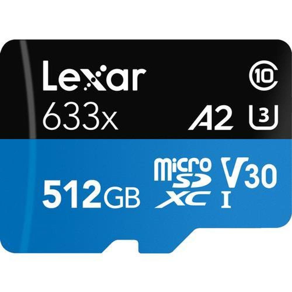 Cartão De Memória Lexar Micro Sd Xc 512Gb Uhs-I 100Mb/S 633X