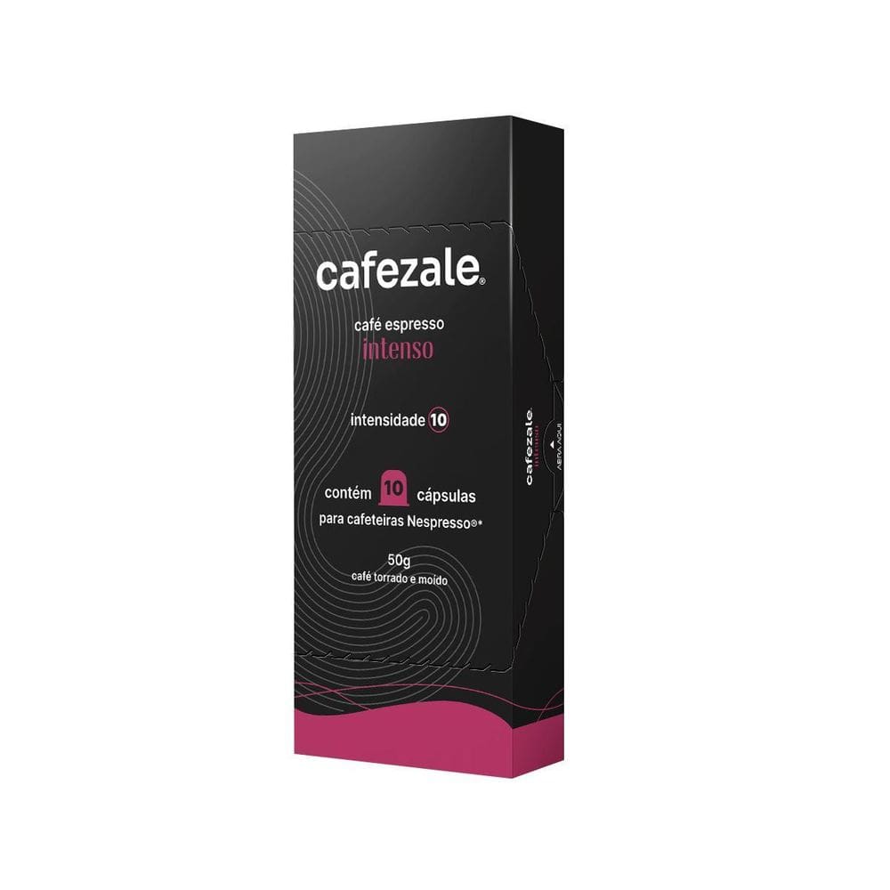 Cápsulas Café Cafezale Compatíveis Nespresso Intenso