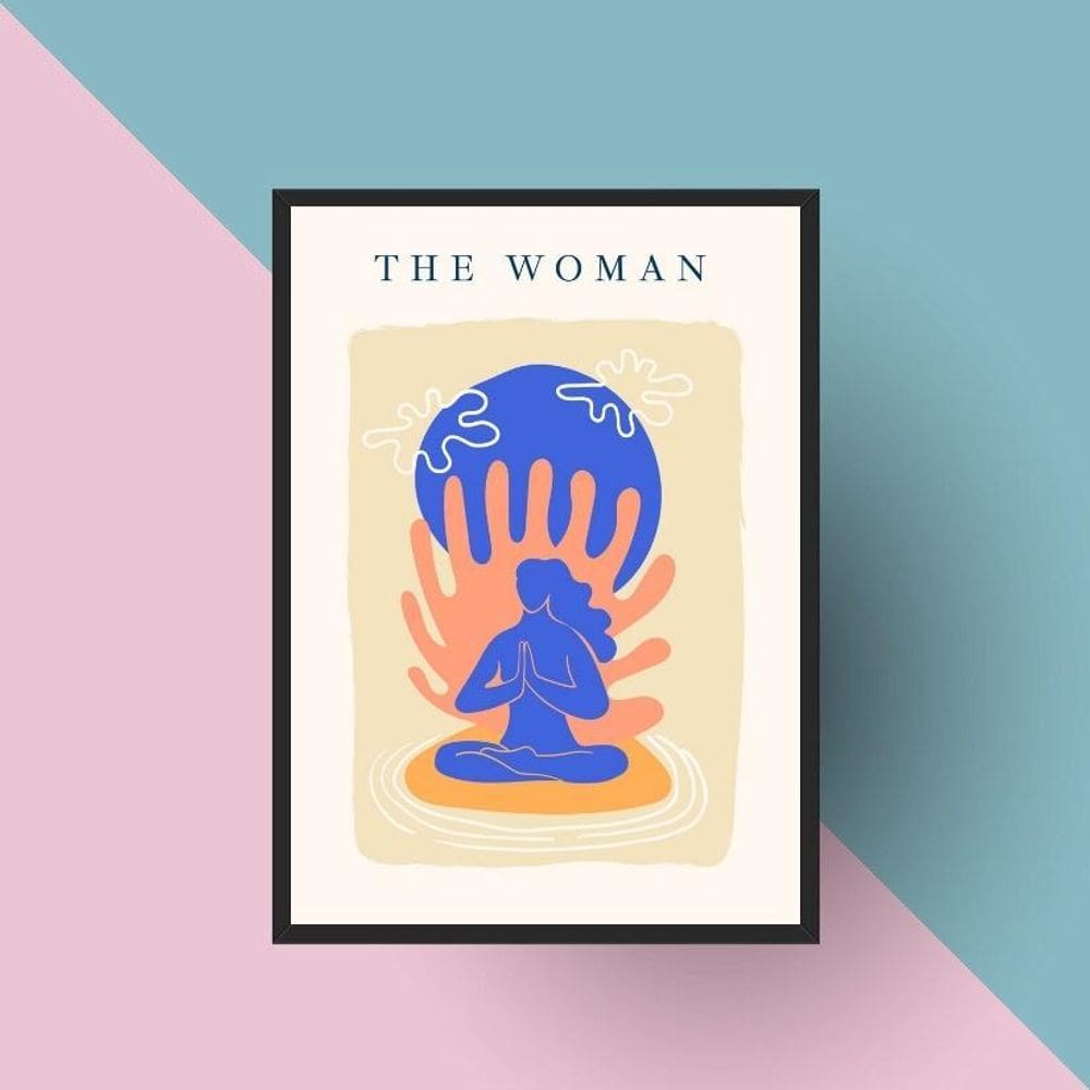 Quadro Arte Matisse - The Woman 24X18Cm