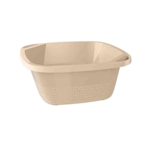 Bacia De Plástico 8,5Lts Reforçada Resistente Uz Cappuccino