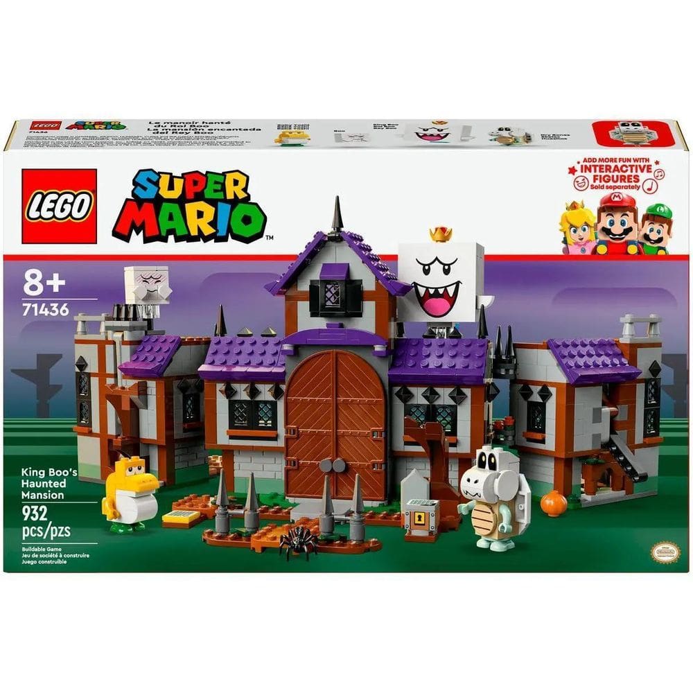 Lego 71436 Super Mario Mansão Assombrada Do Rei Bu 932 Peças