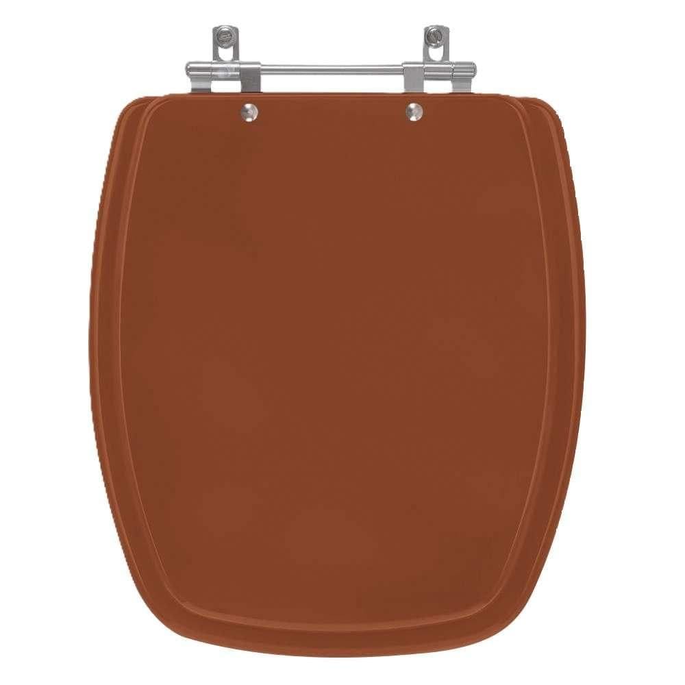 Assento Sanitário Laqueado Valentina Ocre para louça Santamarina