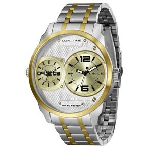 Relógio Lince Masculino Mrth162L Q2Sk Oversized Bicolor