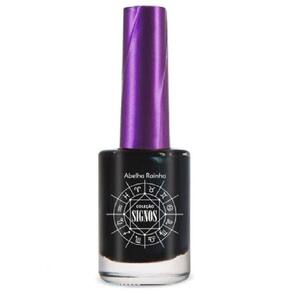 Esmalte Coleção Signo Sagitário Unha Cor Preto Abelha Rainha